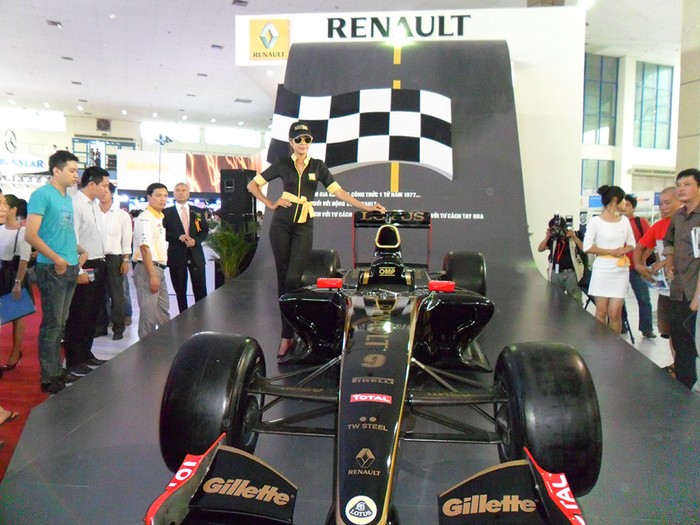 Mẫu xe đua F1 của hãng Renault